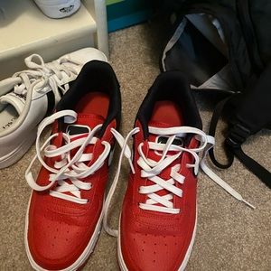 Red Nike Air Force 1